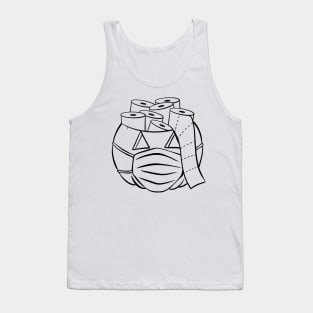 Quarantine Pumkin Shirt Tank Top